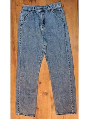 Vtg Lee Riders Jeans Womens 8 Flap Back Pocket High Waist Straight Leg 90s 30x30